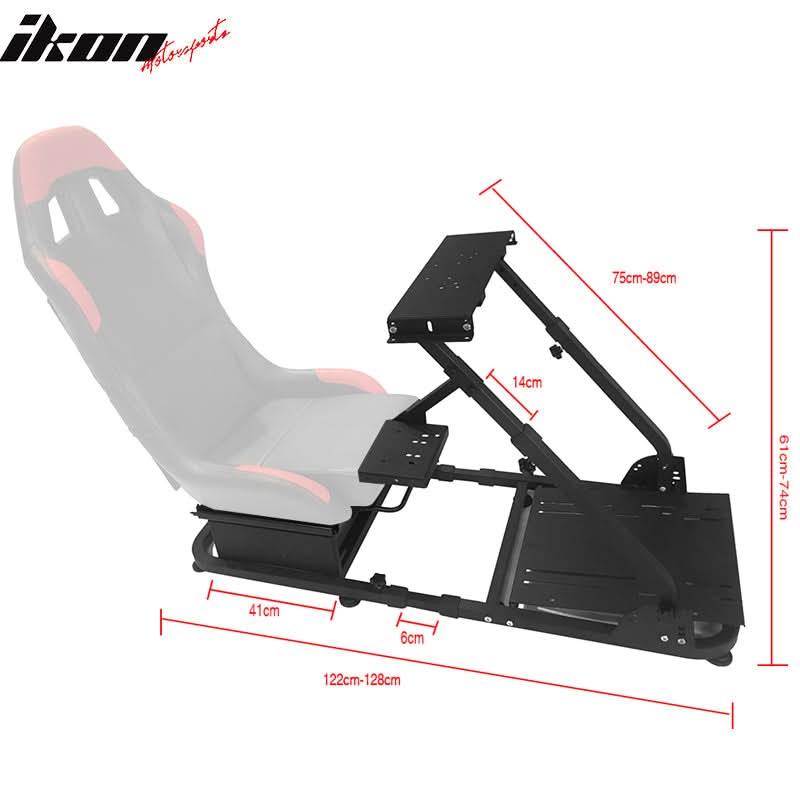Black Gray Racing Steering Wheel Stand Logitech G29 Thrustmaster