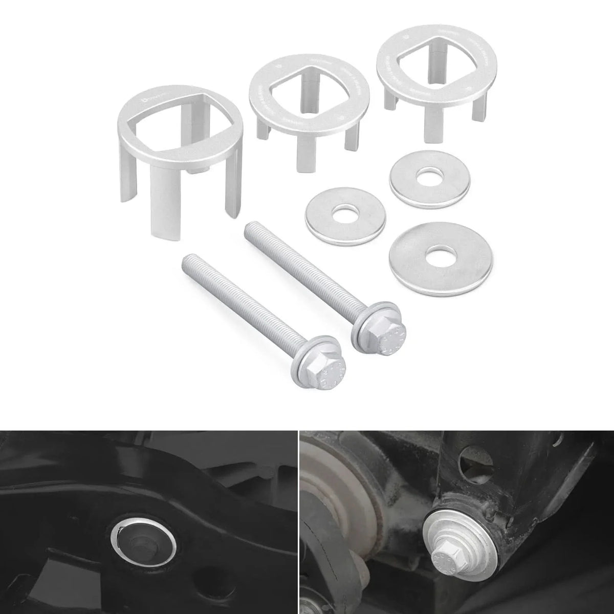 BMW 1 Series E81 E82 E87 E88 / 3 Series E90 E91 E92 E93 Billet Aluminum Rear Differential Mount Insert Kit 2005 - 2013