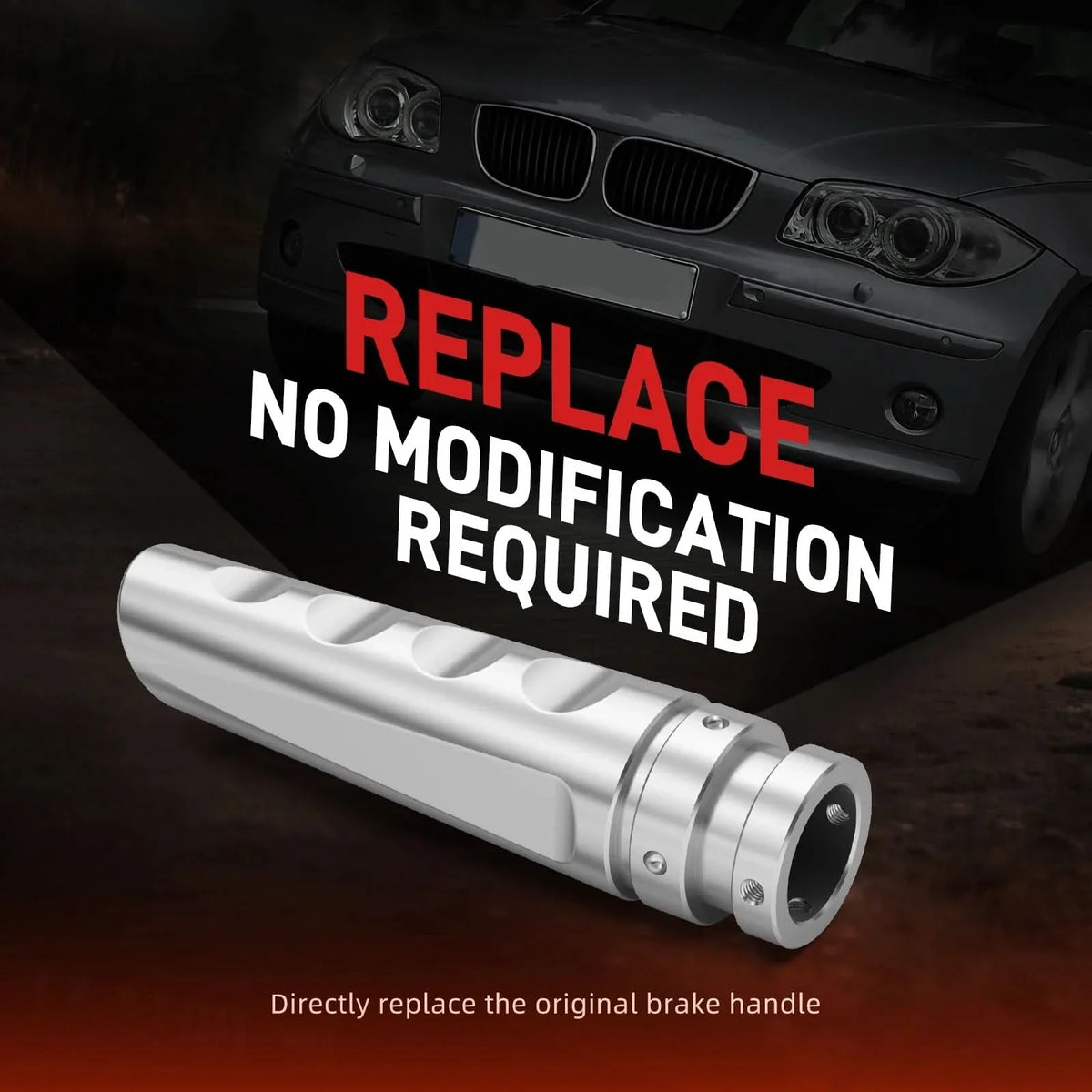 Billet Aluminum Hand Brake Handle for BMW E46 E36 M3/E39 E60 E34 M5/E82 E88 1M/E63 E64 M6/X3 E83/X5 E53/E87 E81 Z3 Z8 X6