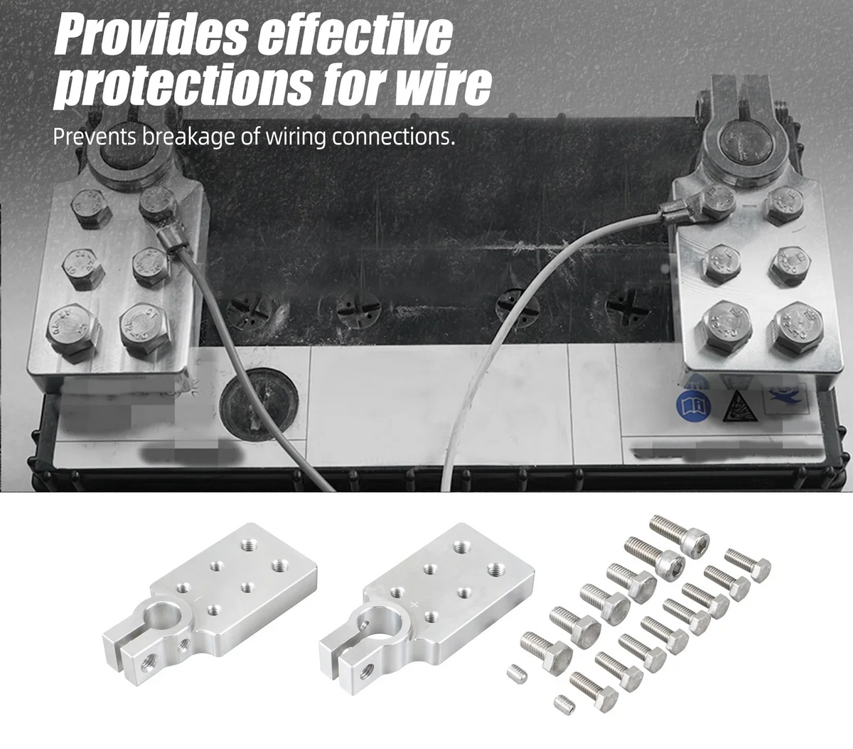 Multi-Port Battery Terminal Connector – 4 or 6 Output for 4/0 AWG & Down (SAE Post)
