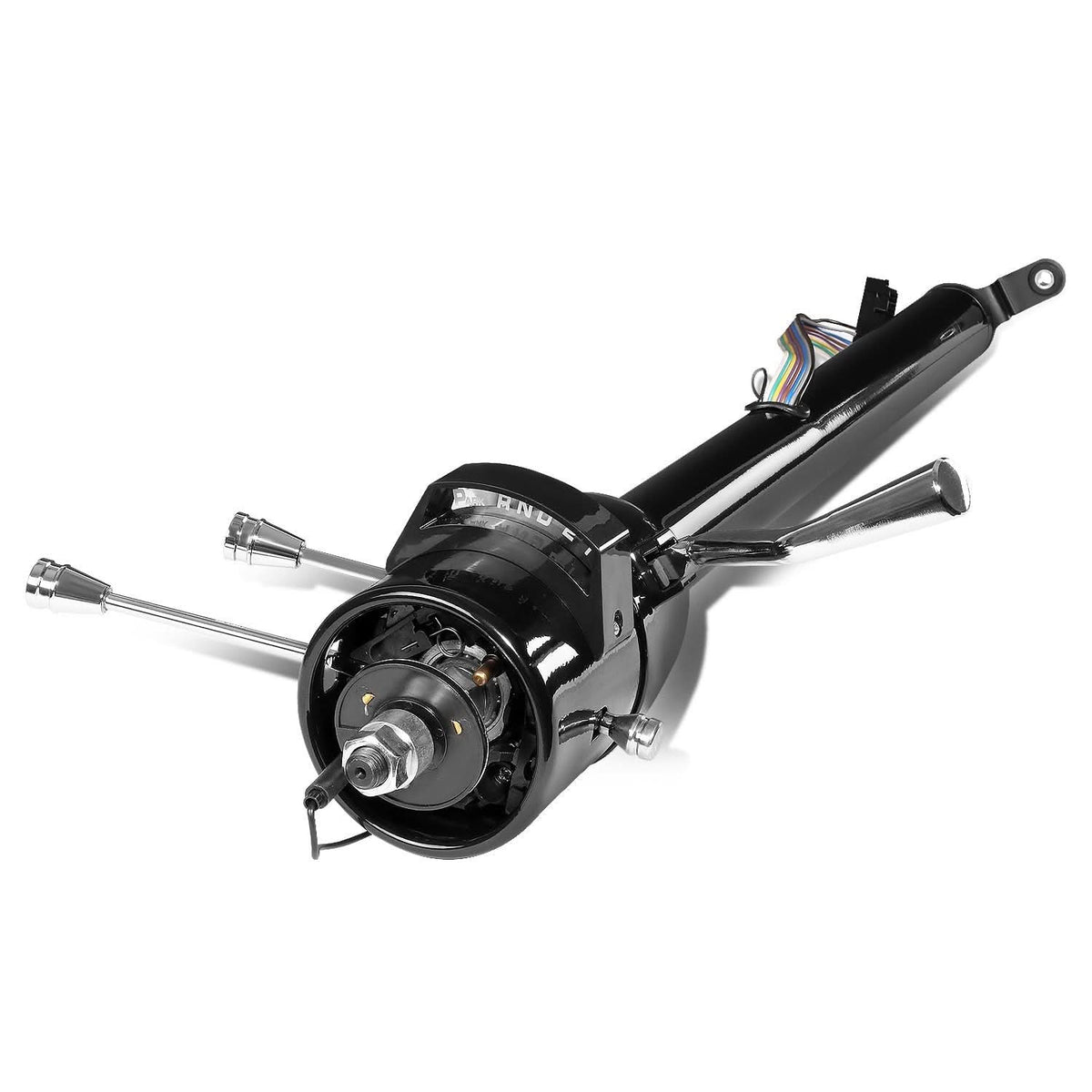 Universal 28" Black Steering Wheel Column - Automatic