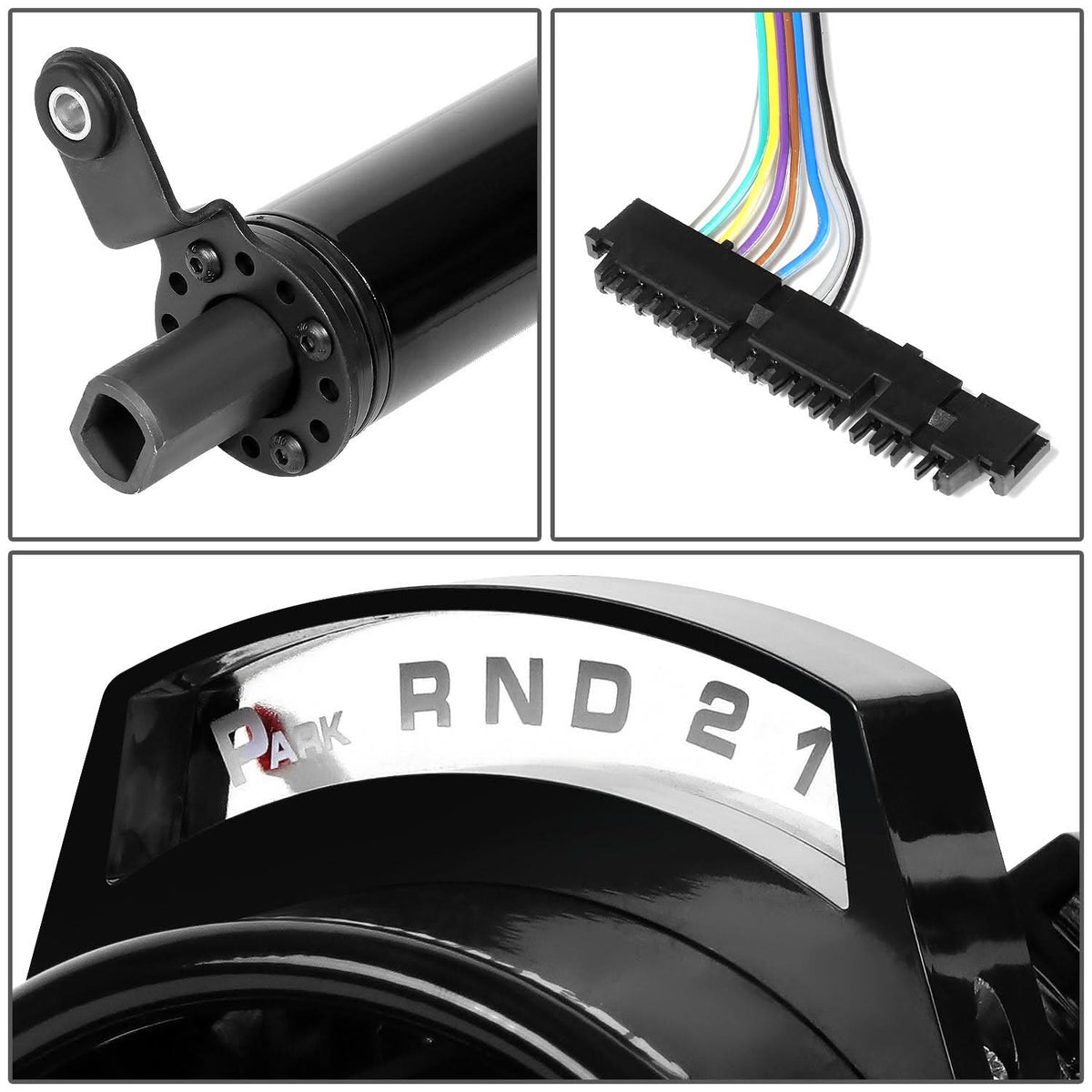 30" Black Automatic Steering Wheel Column