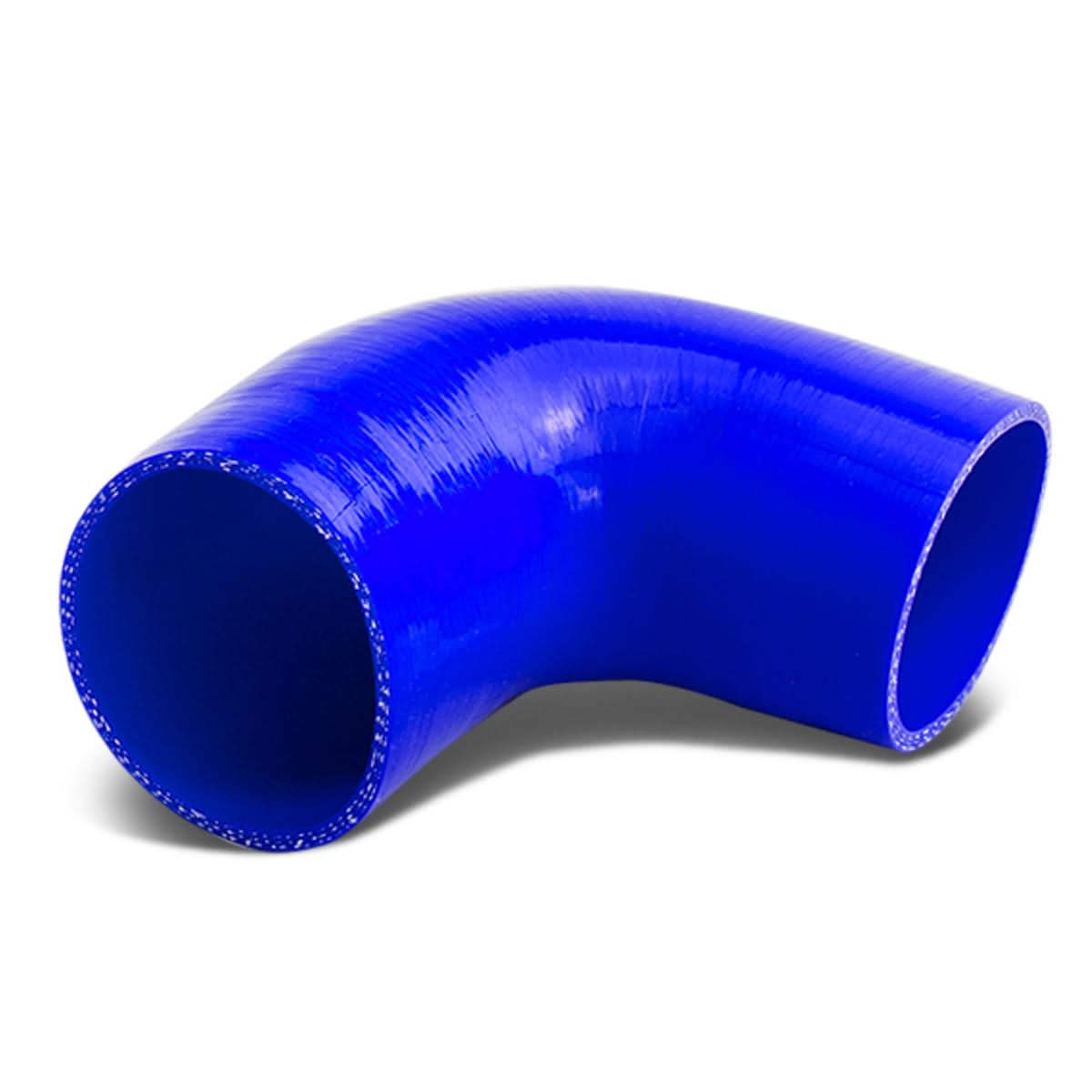1.50" to 1.75" 90 Degree Silicone Reducer Hose - Blue 3-Ply