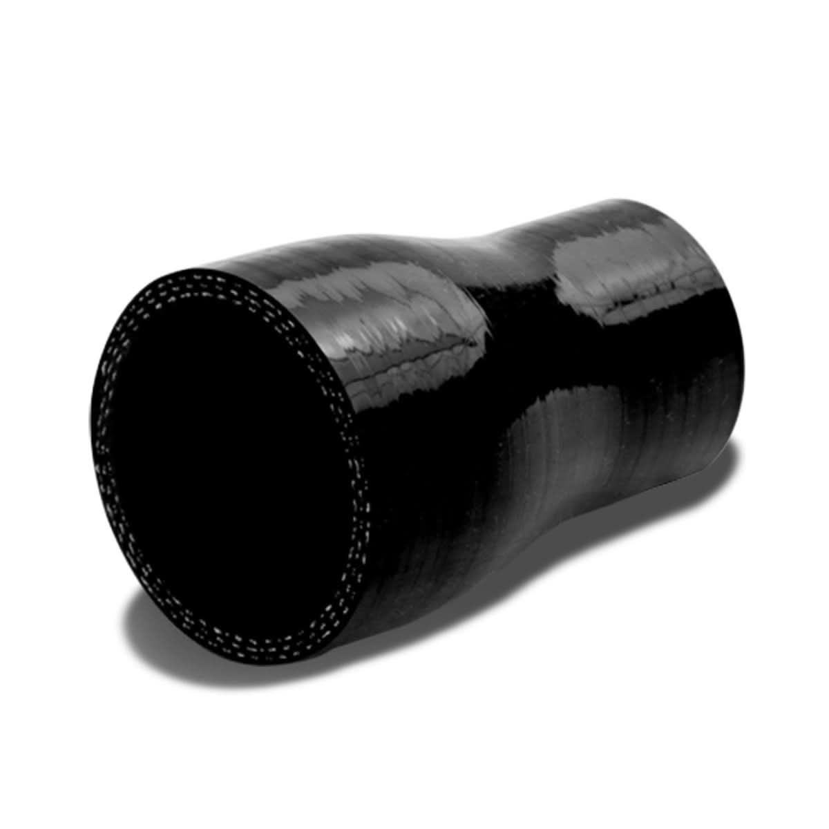 2.00" to 2.50" 3-Ply Silicone Reducer Hose - Black