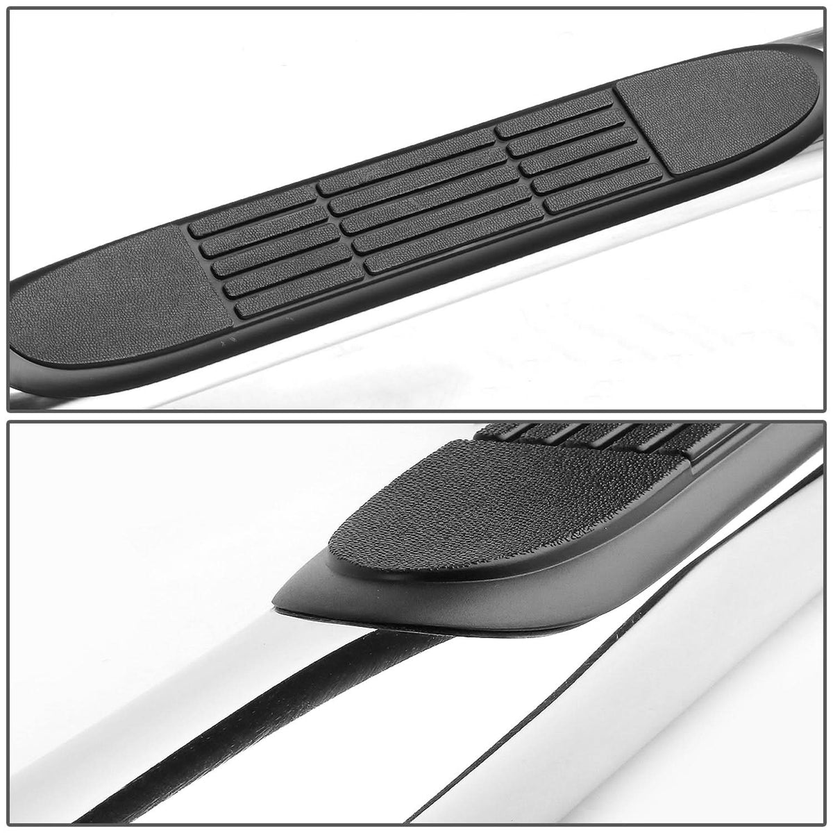 06-12 Toyota RAV4 3 Inch Round Nerf Bars - Silver