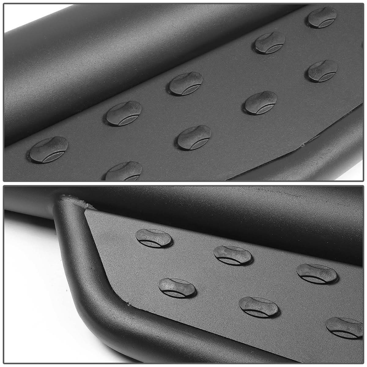 09-20 Dodge Ram 3" Round Extended Nerf Bar Step Bar - Matte Black