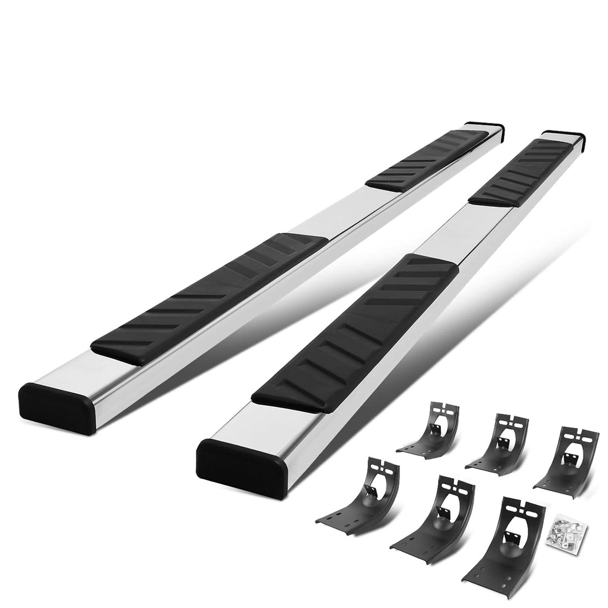 09-18 Dodge Ram 1500 / 11-20 Ram 2500 3500 5" Nerf Bars Chrome/Black
