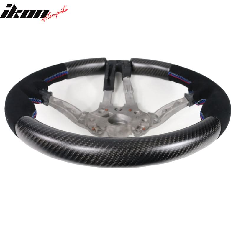 2015-2021Â BMW F80 F82 M Stitch Matte CF Steering Wheel Synthetic Suede
