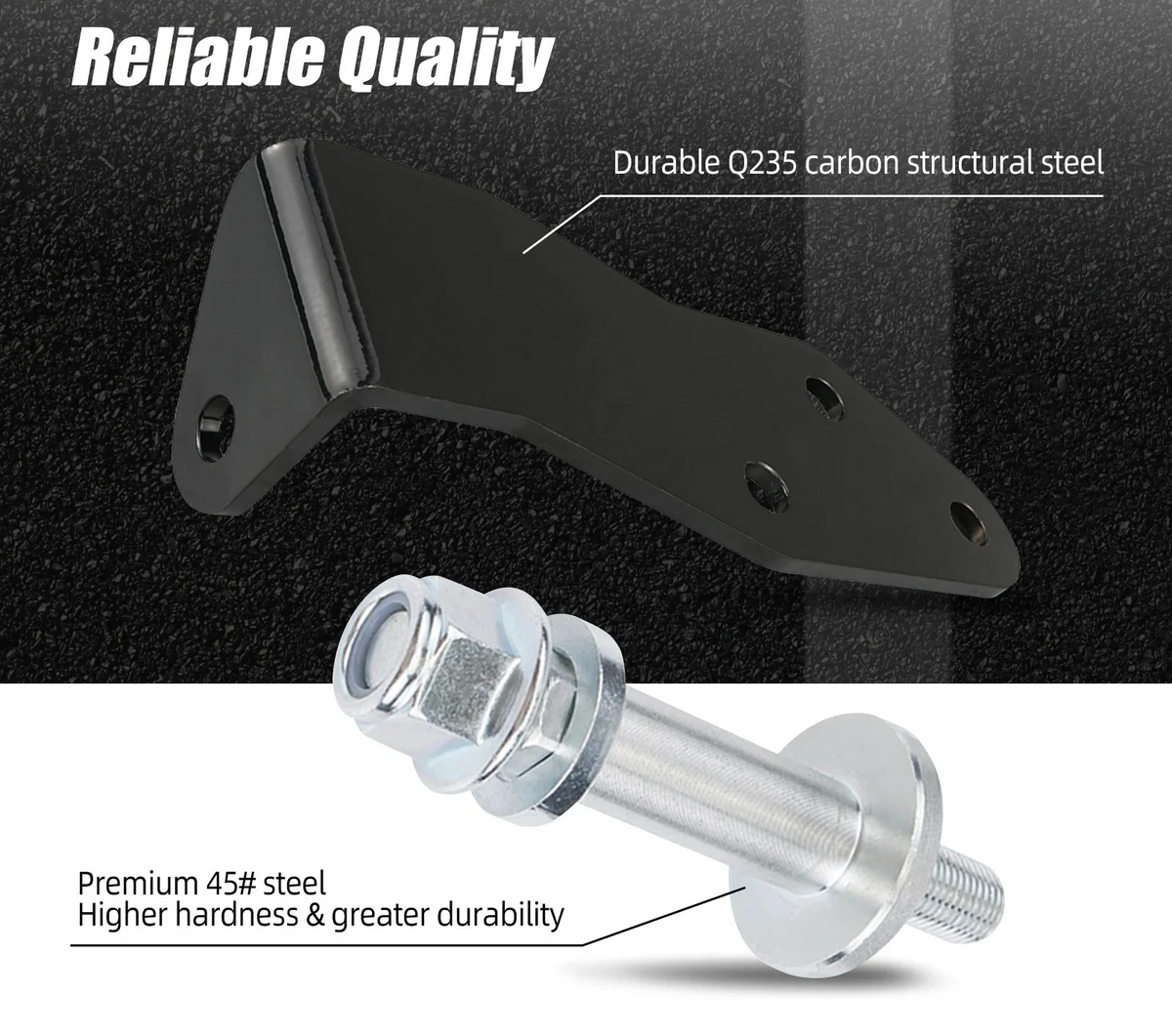 Honda Civic EG EK / Integra DC2 B Series B16 B18 Low Profile Steel Transmission Torque Mount Bracket & Bolt Kit