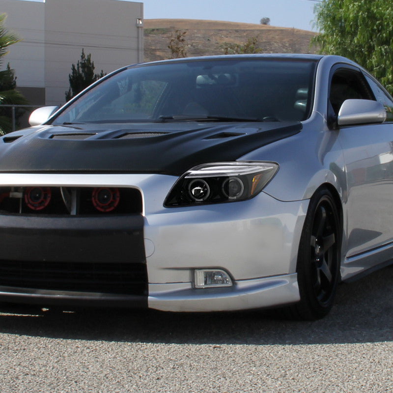 Spec-D 05-10 Scion Tc Dual Halo Projector Headlights Black