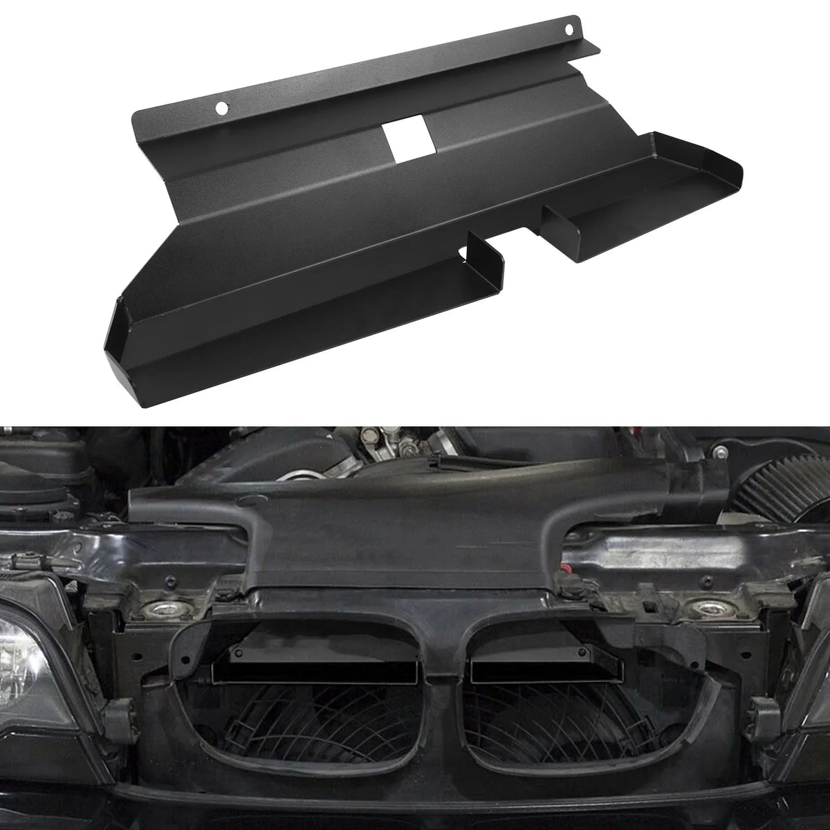 Air Intake Scoop for BMW E46 3 Series (1999-2006) – Aluminum Cold Air Duct