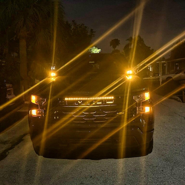 2020+ Chevrolet Silverado 2500/3500HD Single 30in Light Bar - TURBO TECH PERFORMANCE