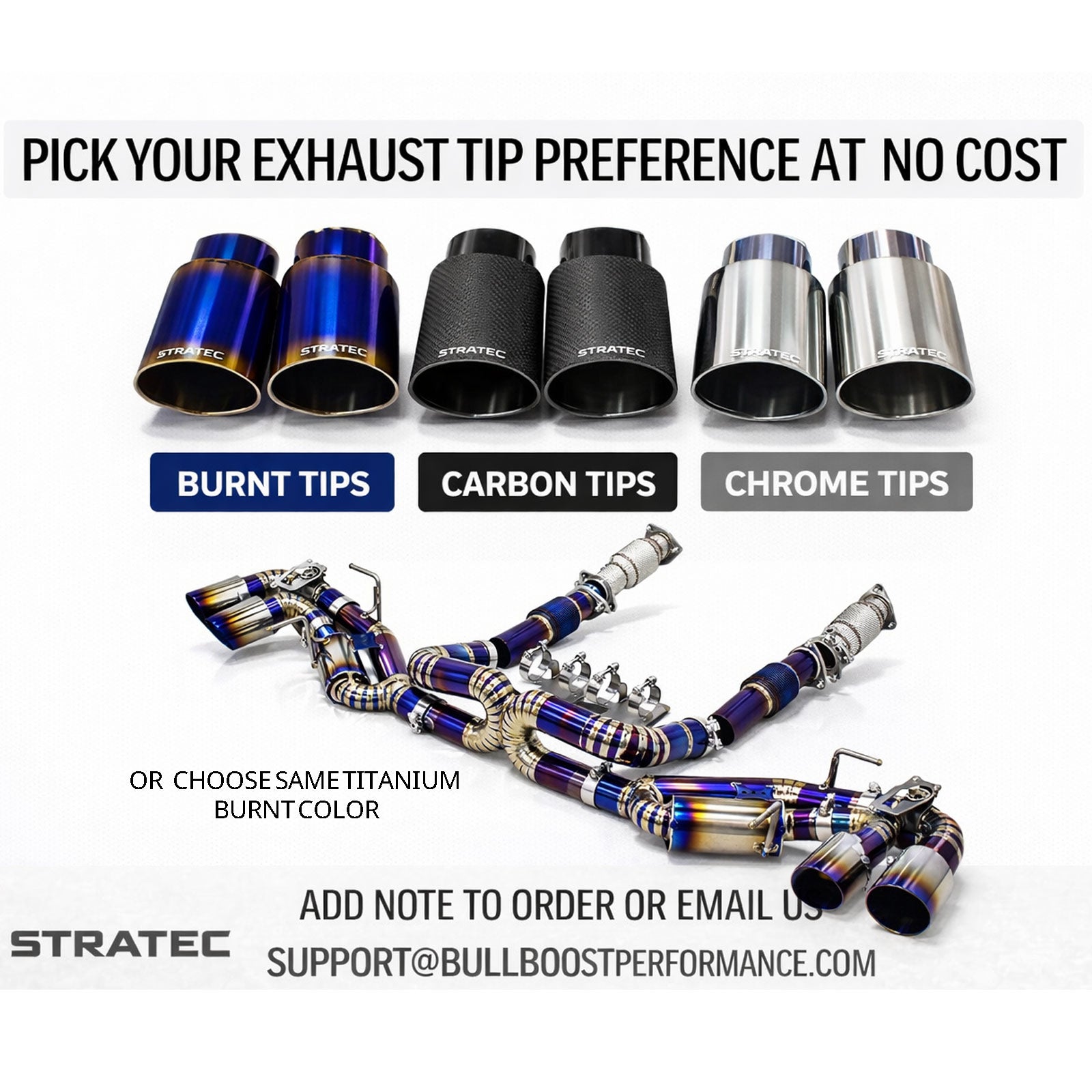 Performance Titanium Catback Exhaust System for Chevrolet Corvette C8 Z06