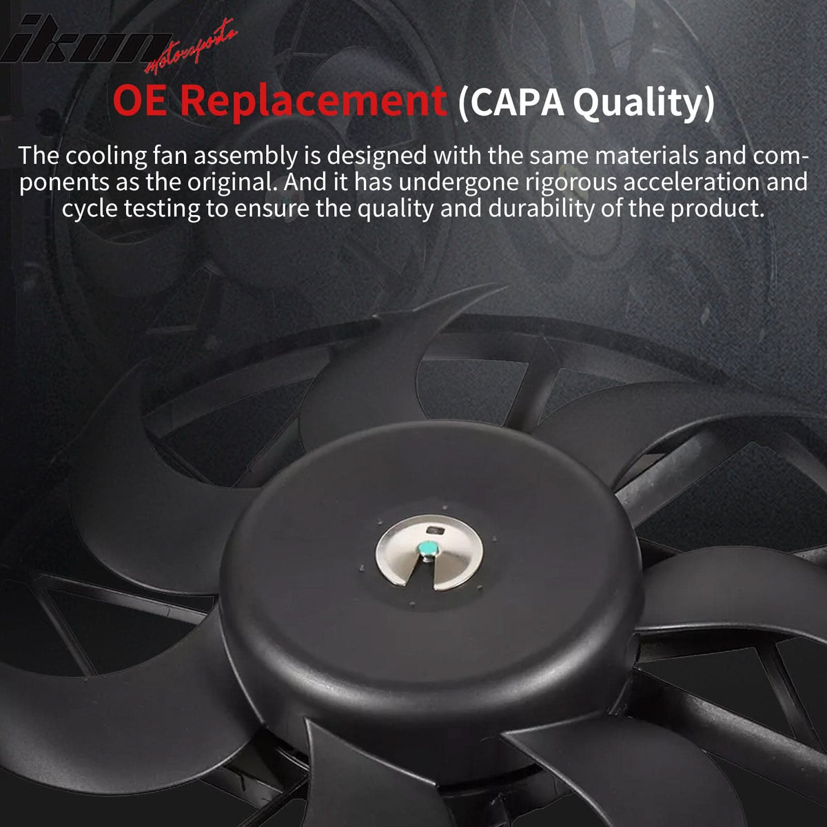 2006-2008 Chevrolet Equinox/Pontiac Torrent 3.4L Radiator Cooling Fan