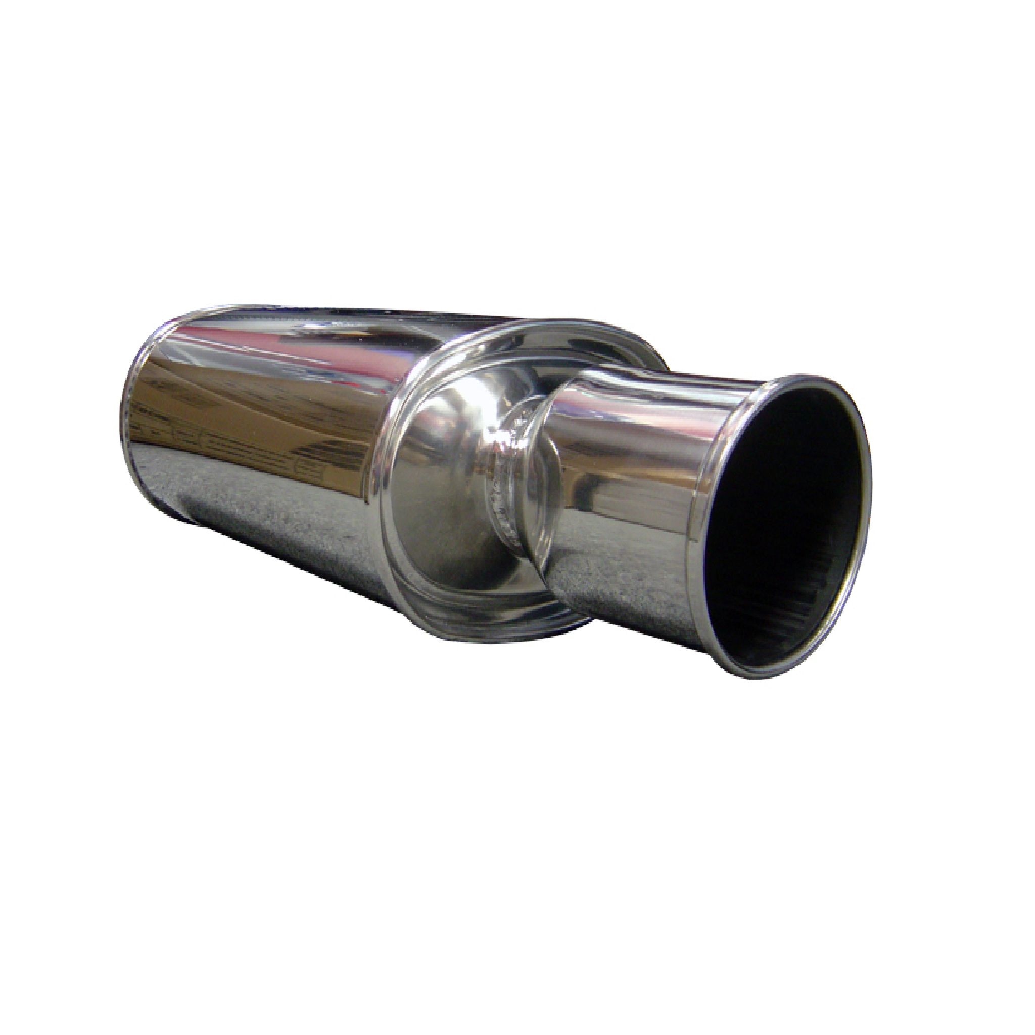 Tsudo Performance Universal SP2 Muffler 2.5" Inlet 4.5" Tip Exhaust