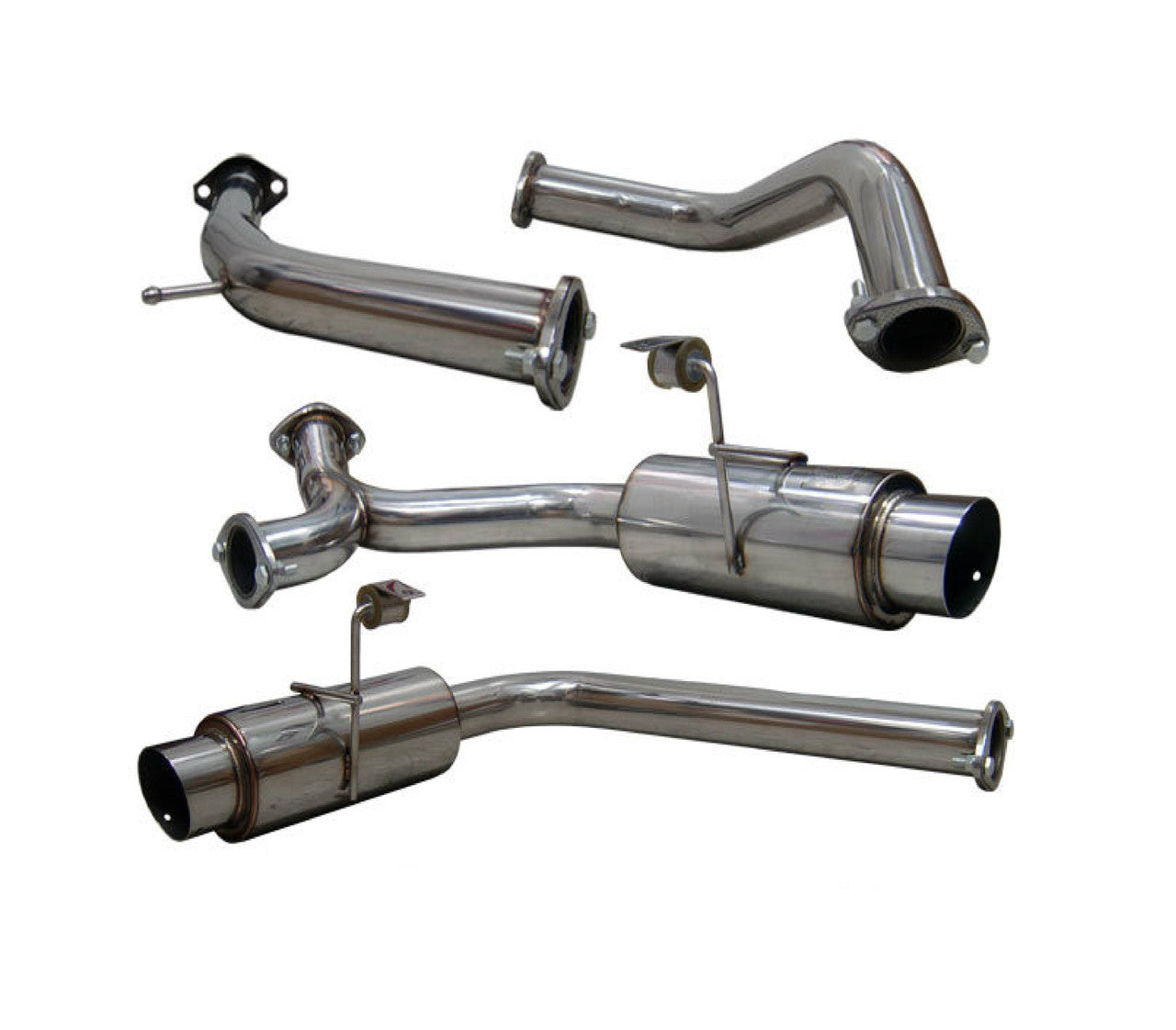 Tsudo Fireball Dual Muffler Axle-Back Exhaust for 2008-2016 Scion xB