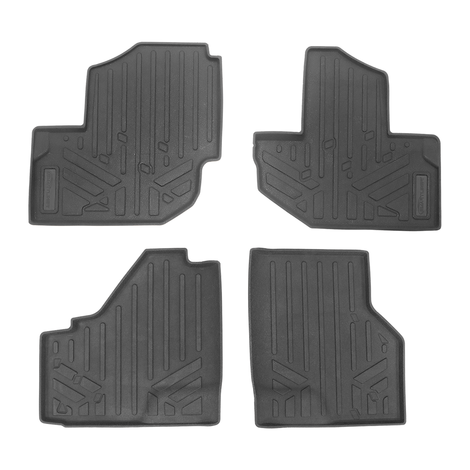 SMARTLINER Rugged Rubber Floor Liners For 2020-2025 Kawasaki TERYX 4 (4-Seater)