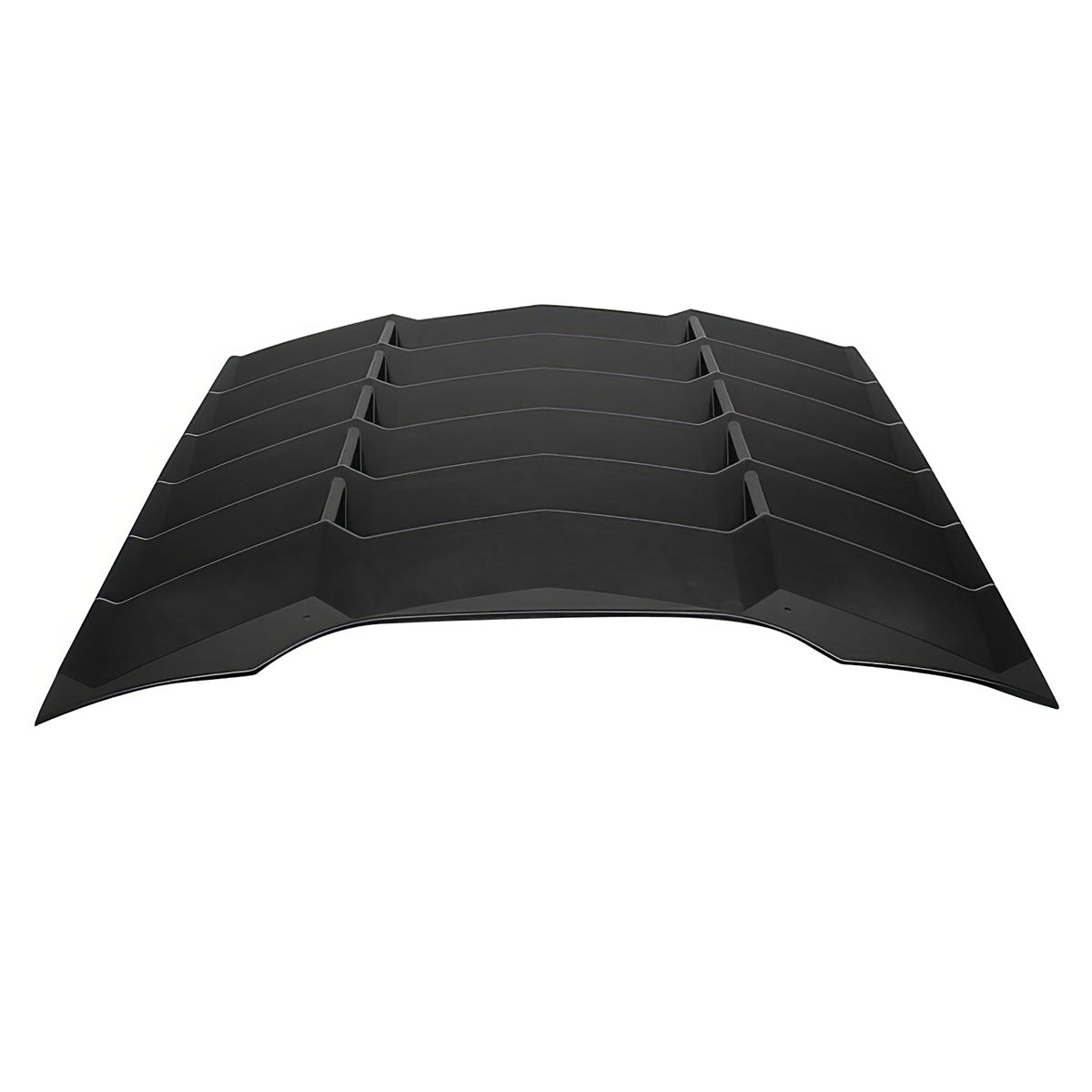 2015-2023Â Ford Mustang IKON Black Rear Window Louver Cover ABS
