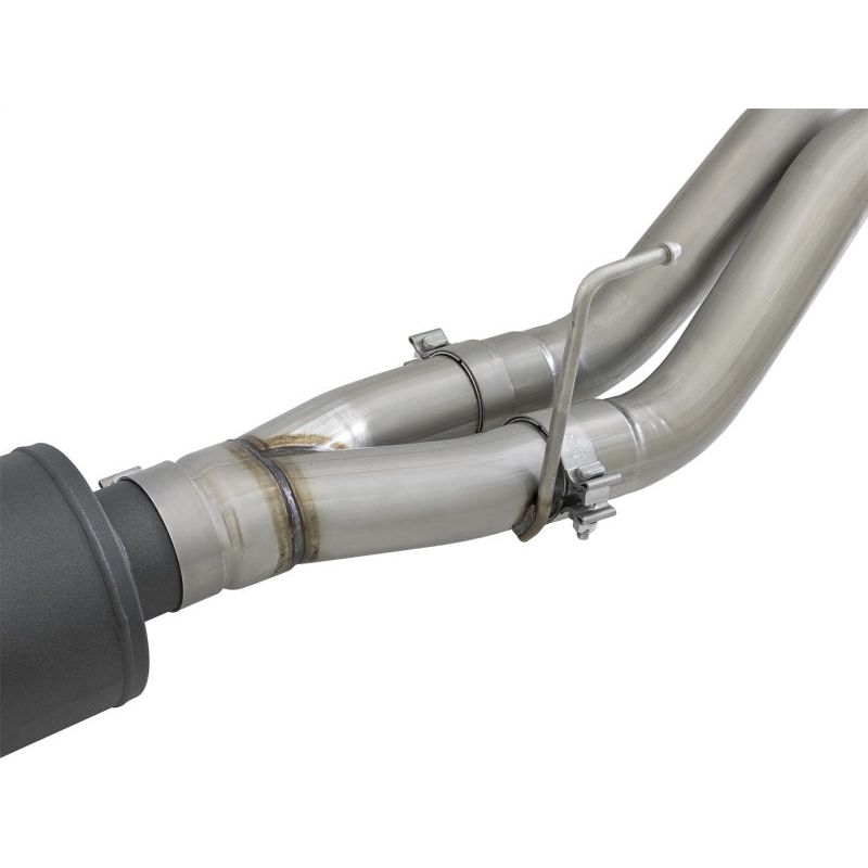 aFe MACH Force-Xp 3in to 3-1/2in 304 SS Cat-Back Exhaust w/Black Tip 17-18 Ford F-150 Raptor V6 3.5L