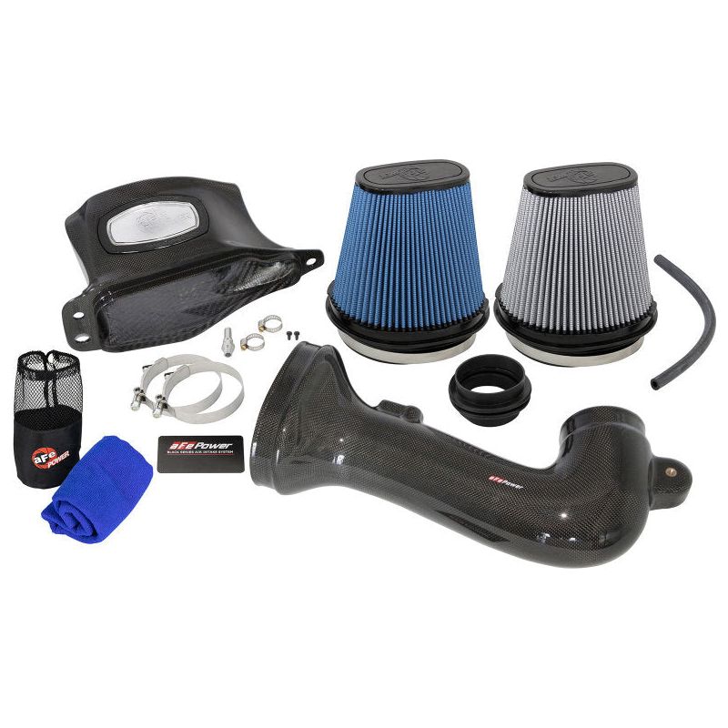 aFe Momentum Carbon Fiber Cold Air Intake System PDS/P5R 15-16 Chevrolet Corvette Z06 V8-6.2L