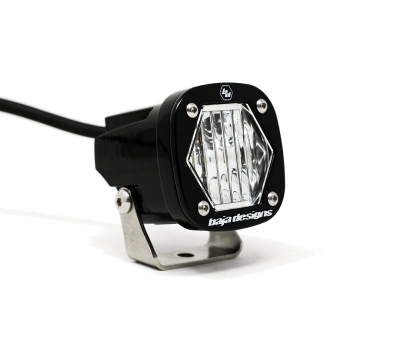 Baja Designs S1 Black LED Auxiliary Light Pod Wide Cornering Clear