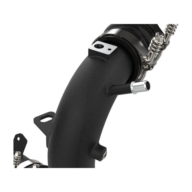 aFe 21-23 Ford Bronco V6-2.7Ltt BladeRunner Alum Hot & Cold Charge Pipe Kit - Black