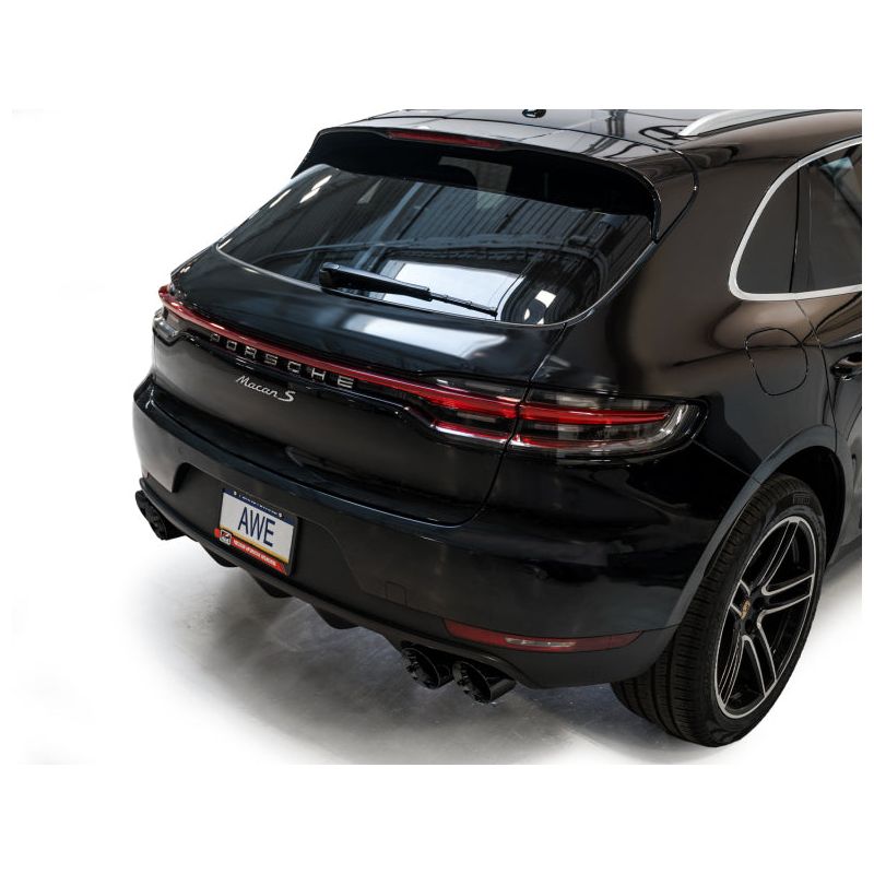 AWE Tuning 19-21 Porsche Macan 3.0T/2.9TT Touring Edition Catback Exhaust w/ Diamond Black Tips