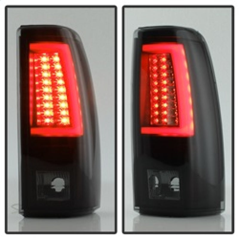 Spyder 03-06 Chevy Silverado (Does Not Fit Stepside) Version 2 LED Tail Lights - Black Smoke 5083272