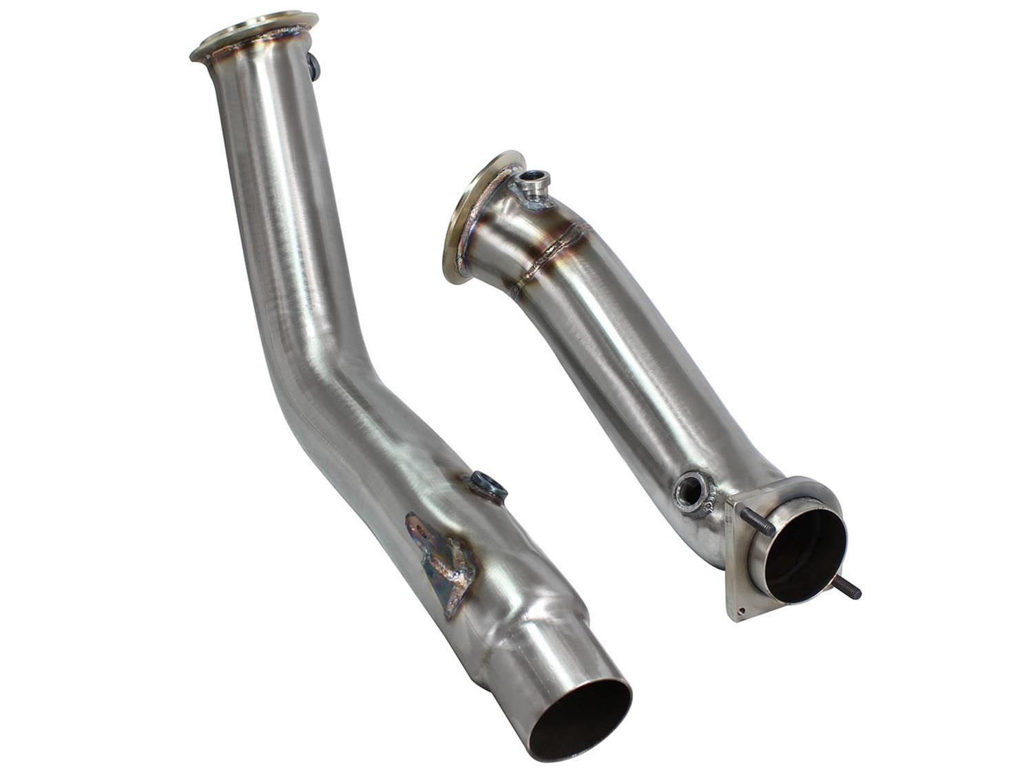 aFe Downpipe48-36313 Race Series Twisted Steel Down-Pipe Fits 15-19 M2 M3 M4