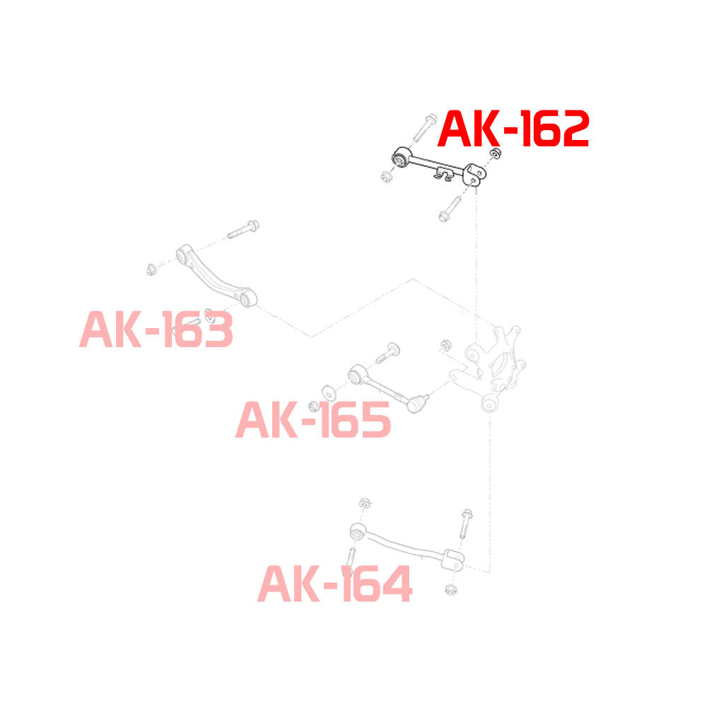 Godspeed Hyundai Genesis Coupe (BK) 2009-16 Adjustable Front/Rear Arms With Spherical Bearings
