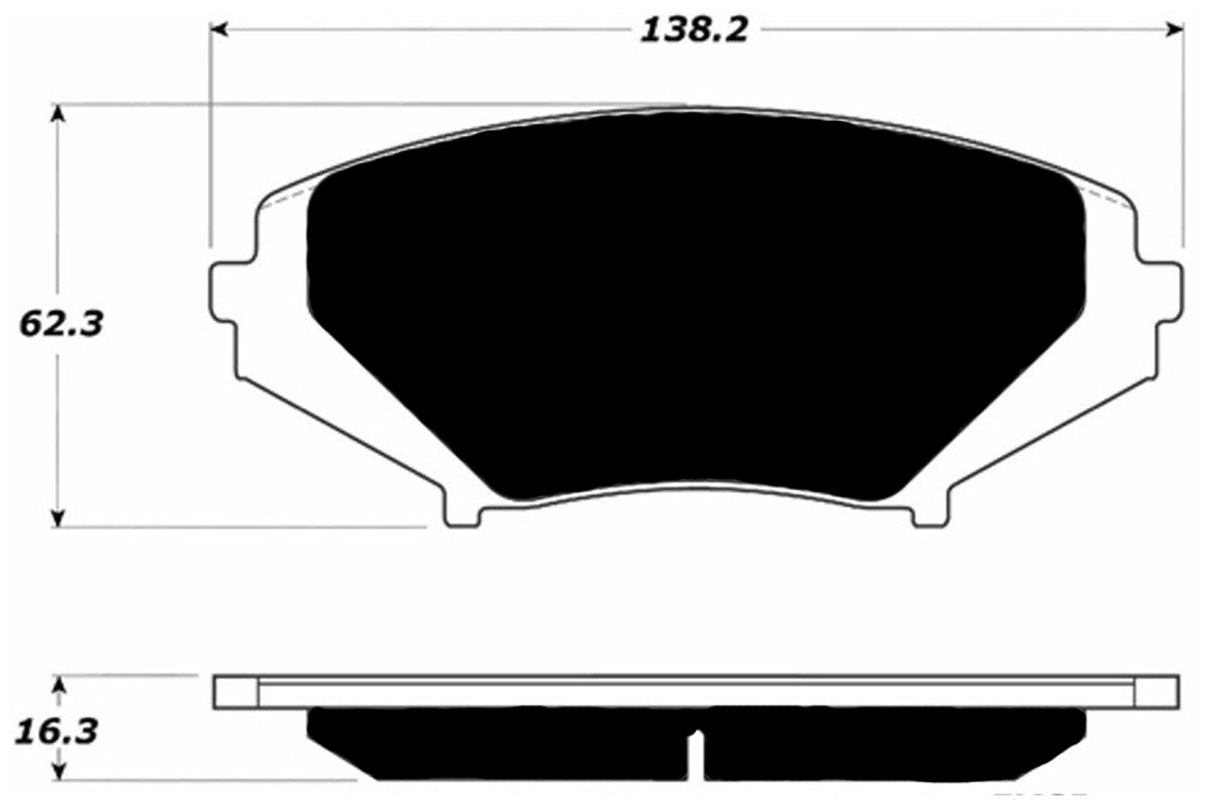 Porterfield Brake Pads for 2010 MAZDA RX 8