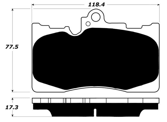 Porterfield Brake Pads for 2008 LEXUS GS 350