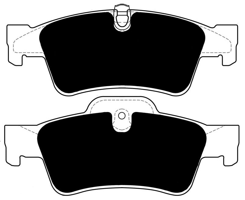 Porterfield Brake Pads for 2008 MERCEDES-BENZ R550 350mm Front Discs