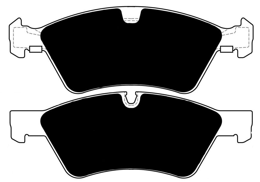 Porterfield Brake Pads for 2008 MERCEDES-BENZ R550 350mm Front Discs