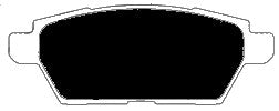 Porterfield Brake Pads for 2012 LINCOLN MK Z