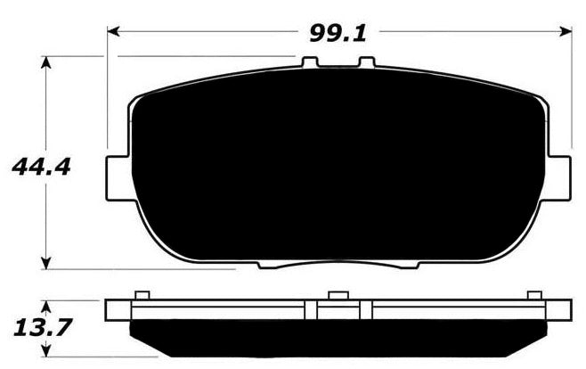 Porterfield Brake Pads for 2017 MAZDA MX-5 MIATA w/ Brembo
