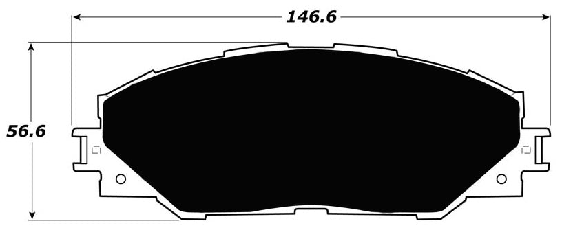 Porterfield Brake Pads for 2017 TOYOTA COROLLA iM