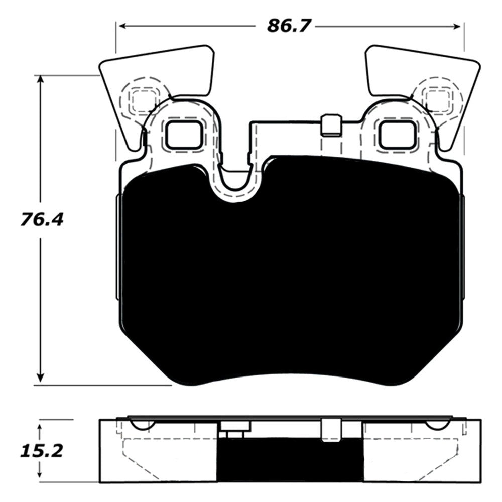 Porterfield Brake Pads for 2009 BMW 135i