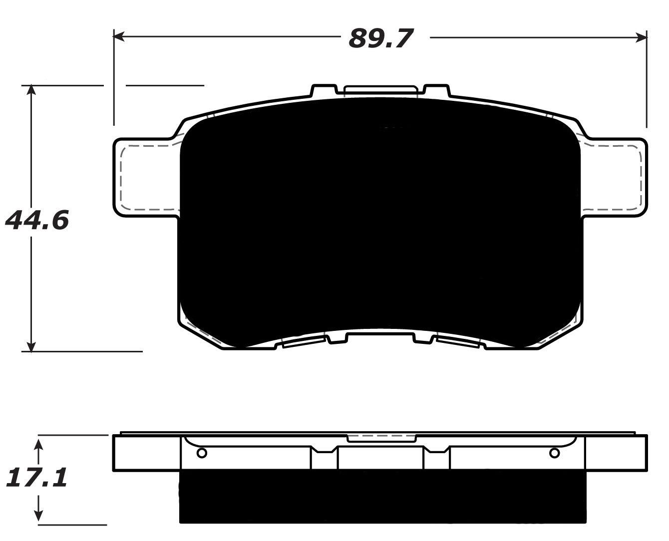 Porterfield Brake Pads for 2014 HONDA ACCORD Coupe LX-S