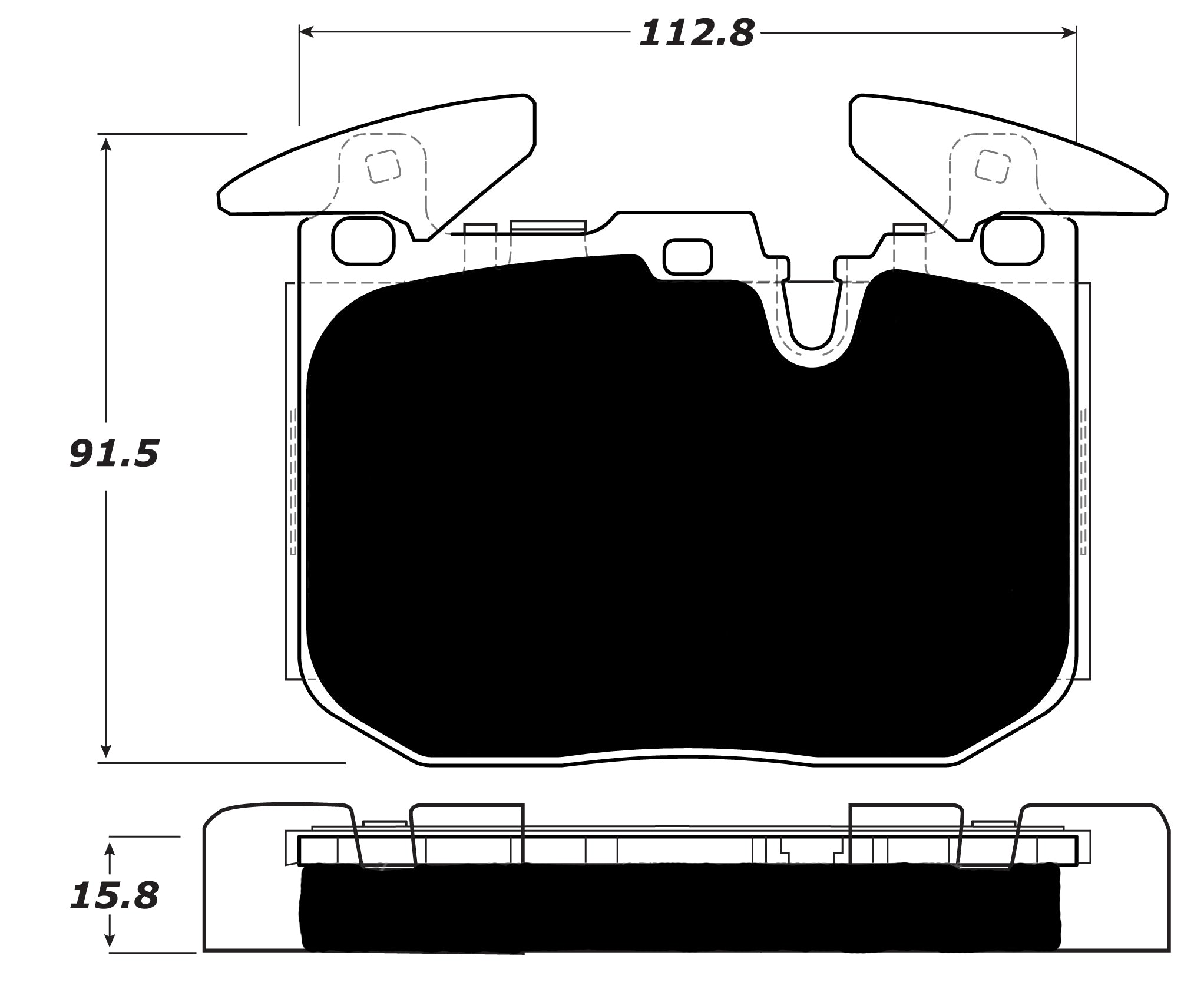 Porterfield Brake Pads for 2014 BMW 335 Sedan M Sport Brakes