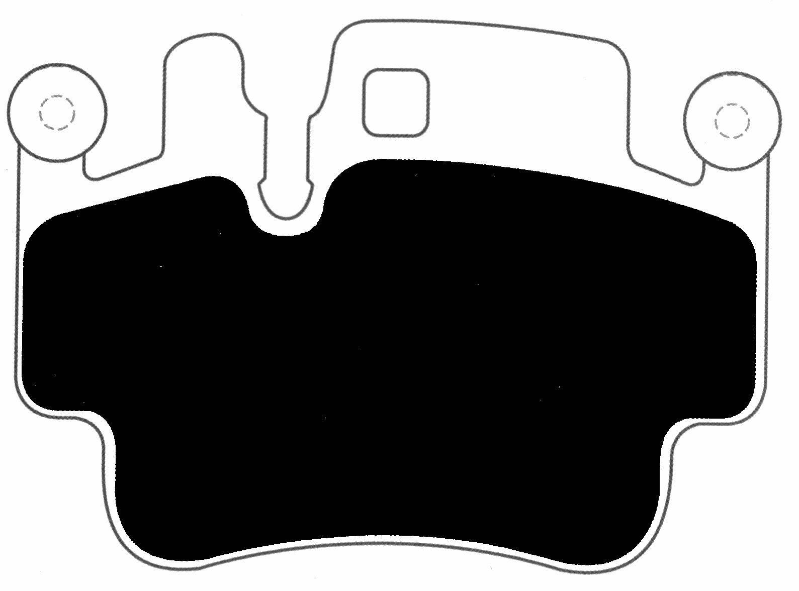 Porterfield Brake Pads for 2005 PORSCHE 911 GT3 w/Iron Discs