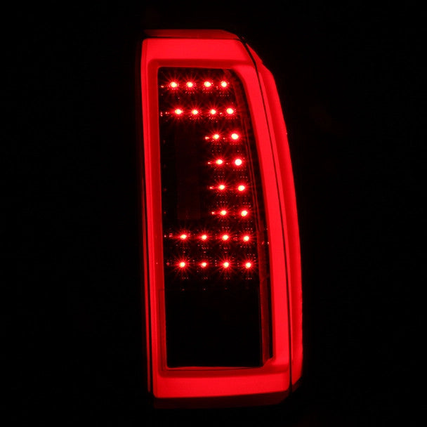 Spec-D 15-20 GMC Yukon Tail Lights LED Jet Black/Clear