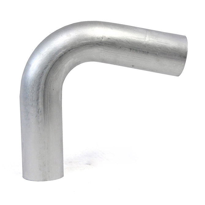 HPS Performance Products HPS 2-1/2" OD 110 Degree Bend 6061 Aluminum Elbow Pipe Tubing 16 Gauge w/ 2 1/2" CLR