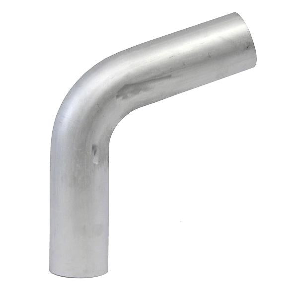 HPS Performance Products HPS 3-1/2" OD 70 Degree Bend 6061 Aluminum Elbow Pipe Tubing 16 Gauge w/ 5-5/8" CLR