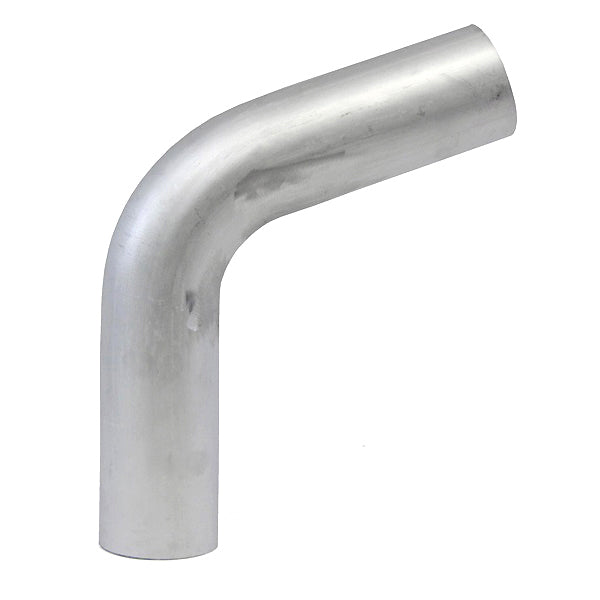 HPS Performance Products HPS 2-3/4" OD 70 Degree Bend 6061 Aluminum Elbow Pipe Tubing 16 Gauge w/ 4-5/16" CLR