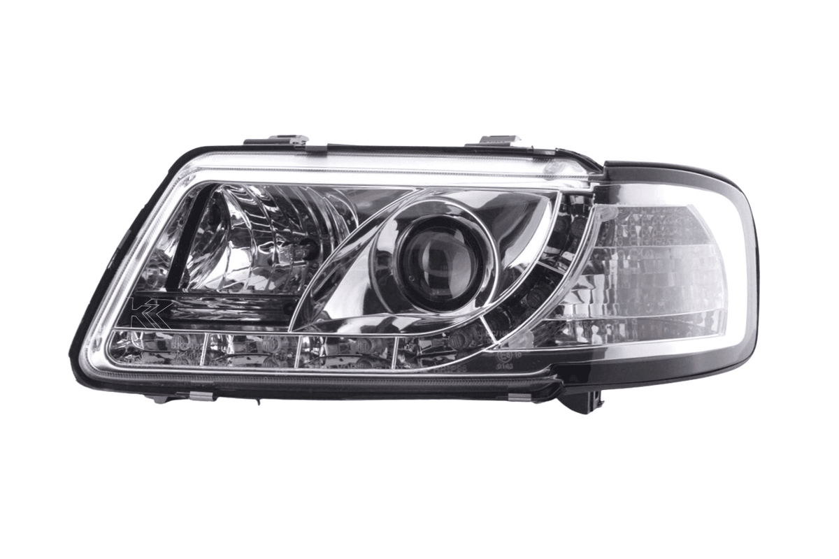 Audi A3 (8L) Chrome LED Headlights with Daytime Running Lights (1996-2000)