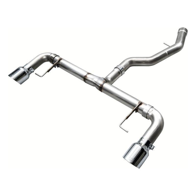 AWE 19-23 BMW 330i / 21-23 BMW 430i Base G2X Track Edition Axle Back Exhaust - Chrome Silver