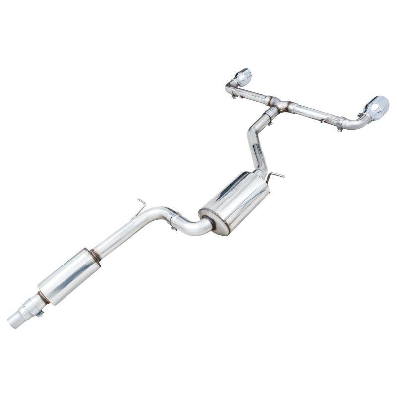 AWE 2022 VW GTI MK8 Touring Edition Exhaust - Chrome Silver Tips
