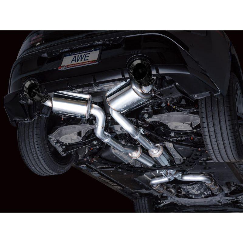 AWE 2023 Nissan Z RZ34 RWD Touring Edition Catback Exhaust System w/ Diamond Black Tips