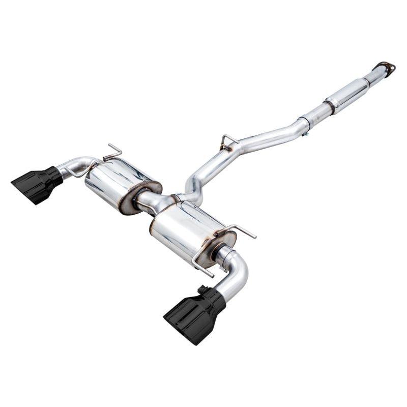 AWE Subaru BRZ/ Toyota GR86/ Toyota 86 Touring Edition Cat-Back Exhaust- Diamond Black Tips